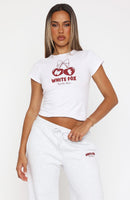 Feel The Love Baby Tee White