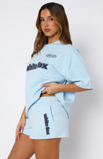 Ready To Go Lounge Shorts Baby Blue