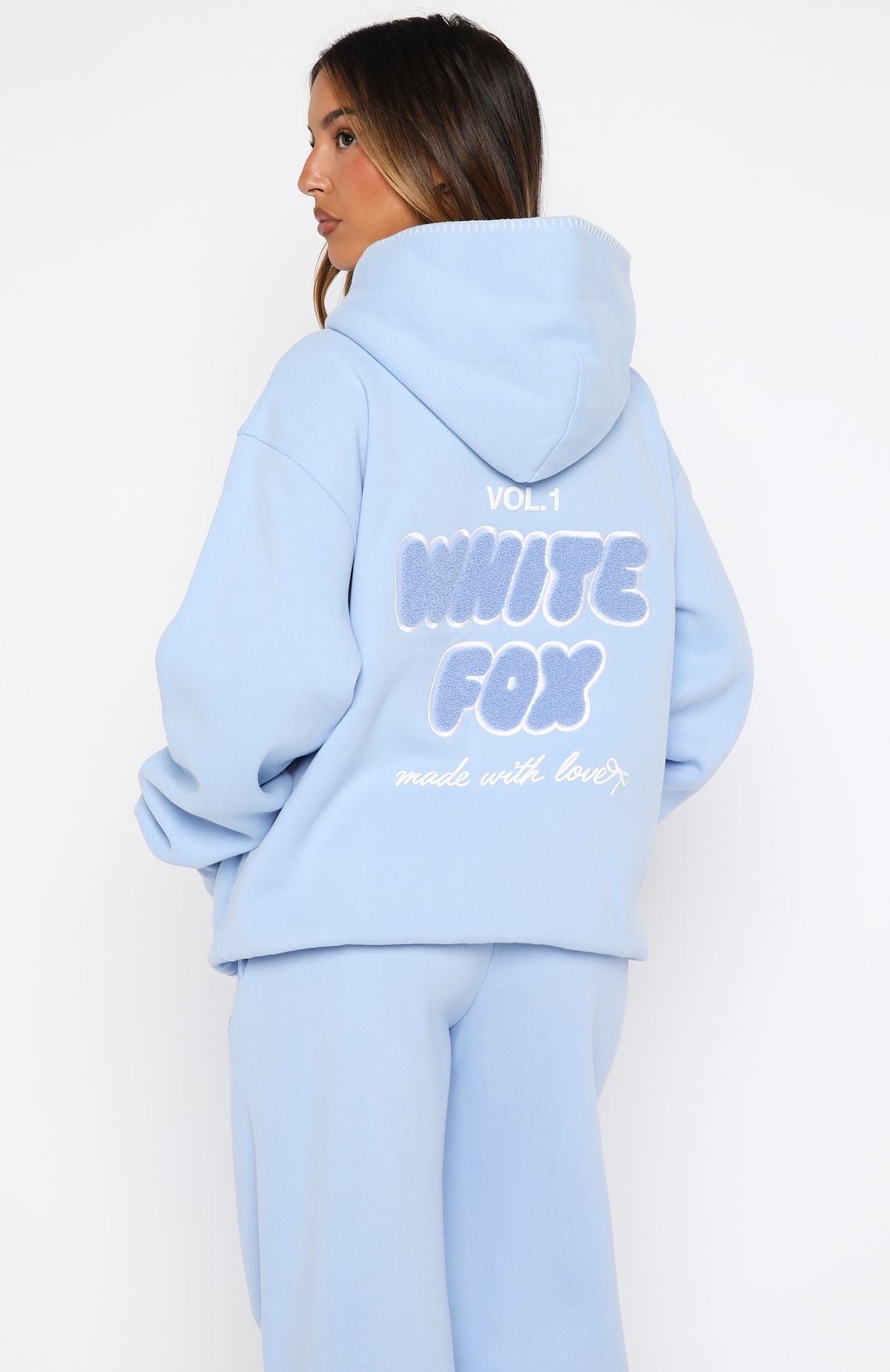 Vol. 1 Oversized Hoodie Blue | White Fox Boutique UK