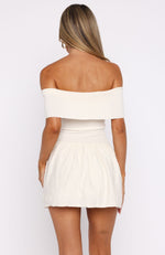 Wherever You Are Mini Dress White