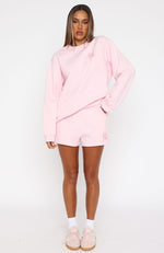 Love You Forever Lounge Shorts Pink