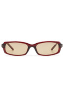 Genevieve Sunglasses Burgundy/Light Orange