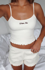 Love Matters Pyjama Top Cream