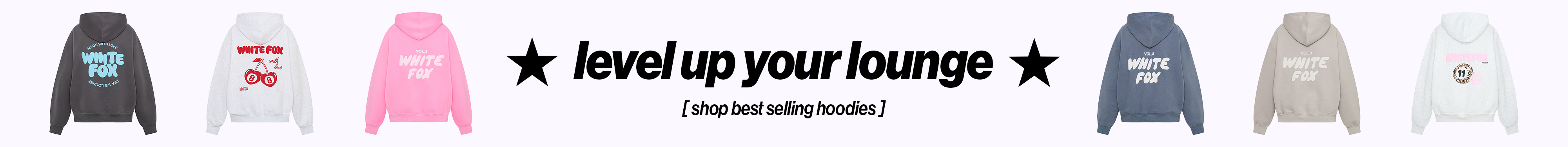Level up your lounge. Shop our best-selling hoodies.