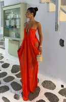 Sol Rio Maxi Dress Flame