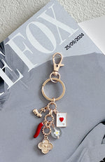 Jamie Keychain Gold/Red