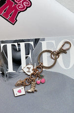 Karina Keychain Gold/Pink