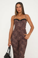 Less Talk Bustier Leopard