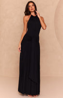 Lost In The Tide Maxi Dress Black