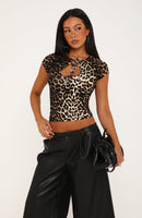 Love Is The Answer Top Leopard Print