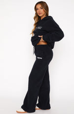 Don't Lose Me Wide Leg Sweatpants Navy