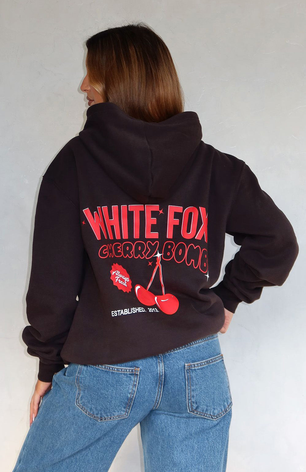 Don't Waste Time Hoodie Charcoal | White Fox Boutique UK