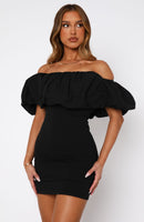 Need A Rush Mini Dress Black