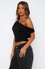 Fallen For You Top Black