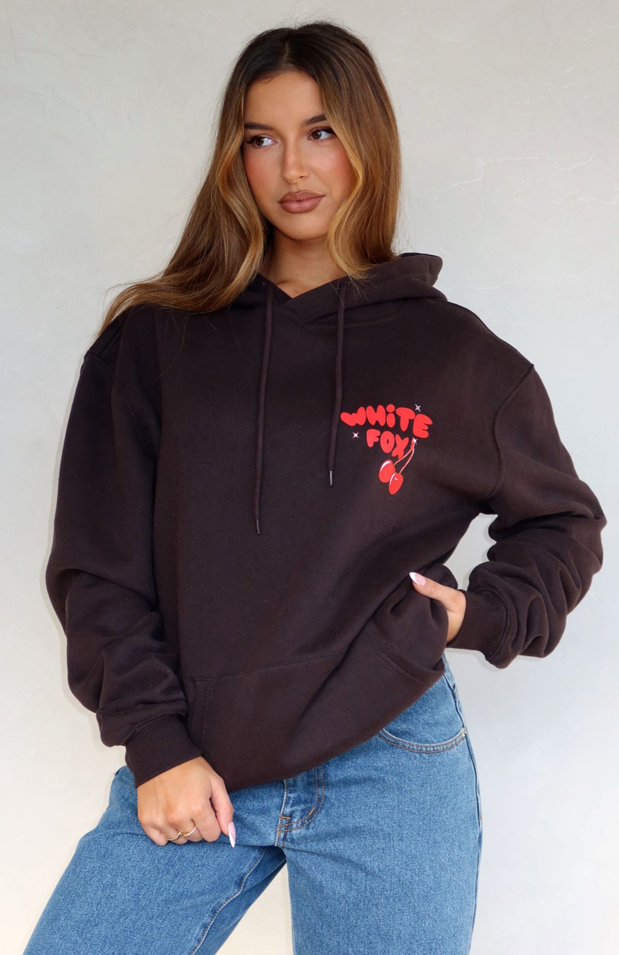 Don't Waste Time Hoodie Charcoal | White Fox Boutique UK