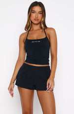Test Drive Halter Top Dark Navy | White Fox Boutique UK
