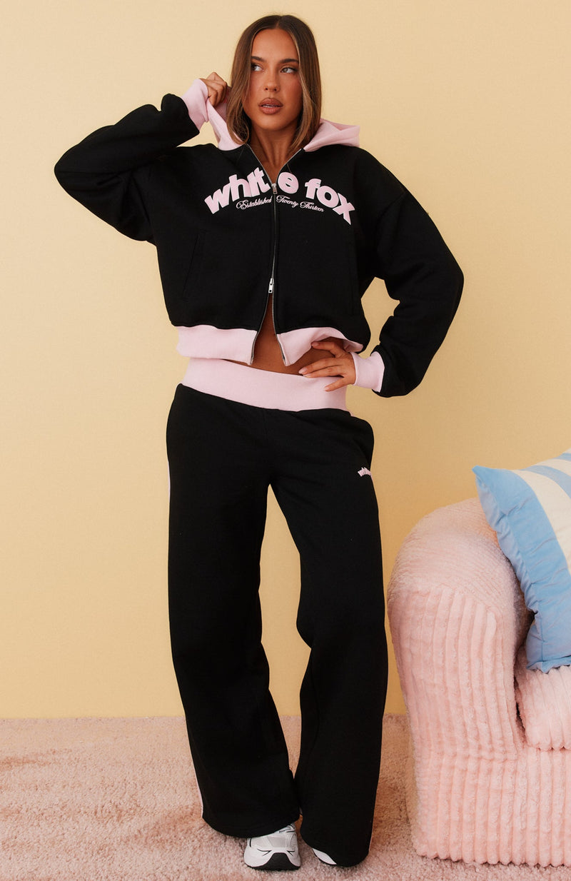 On Cloud Nineteen Nikola Wide Leg Sweatpants Black