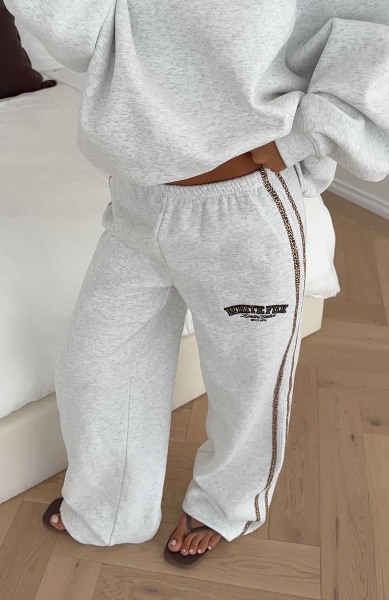 Perfect Harmony Wide Leg Sweatpants Grey Marle