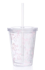 Iced Latte Tumbler Pink Bow