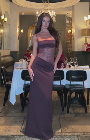 compliment me maxi dress Burgundy Autumn 23 Detachable Satin Apron:No thank you. halter deep v neck ERkkoi Girls Summer Dresses