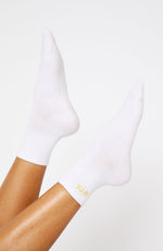 All My Highs Socks White/Lemon