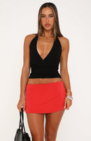 So Easy Mini Skirt Red