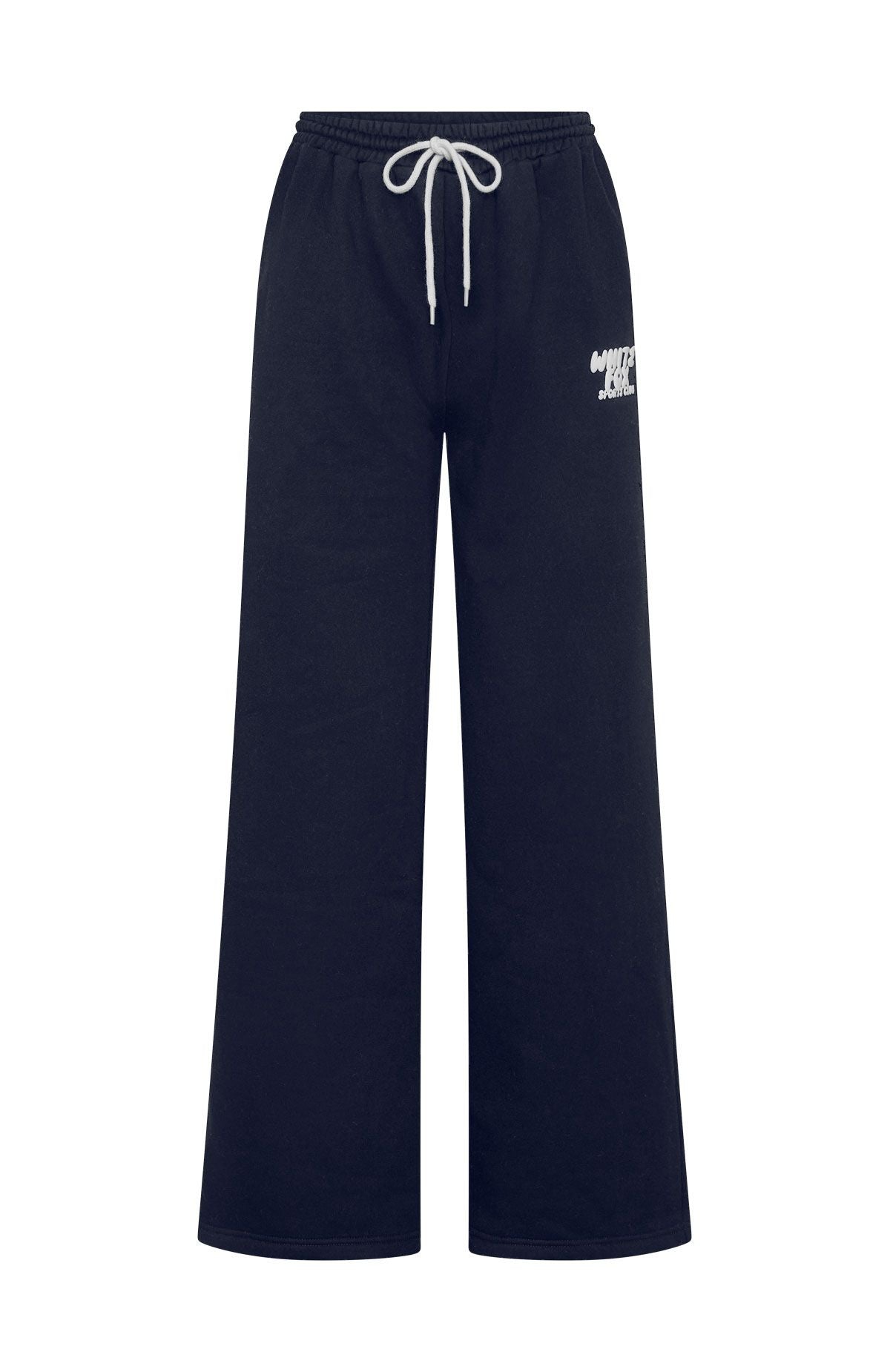 Club 14 Allie Wide Leg Sweatpants Navy | White Fox Boutique UK