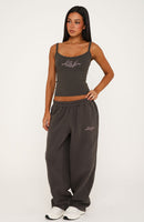 Know What You Want Barrel Leg Sweatpants Volcanic
