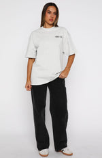 Creative Studios Oversized Tee Grey Marle