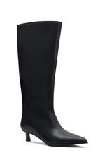 Juliette Knee High Boots Black Crinkle