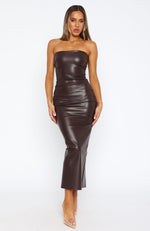 Love Is Gone Maxi Dress Chocolate