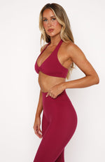 Velocity Sports Bra Berry