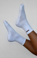 WFA Socks White/Merlot