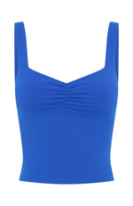 Aura Crop Electric Blue