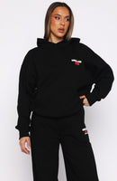 Club 14 Cassie Boxy Hoodie Black