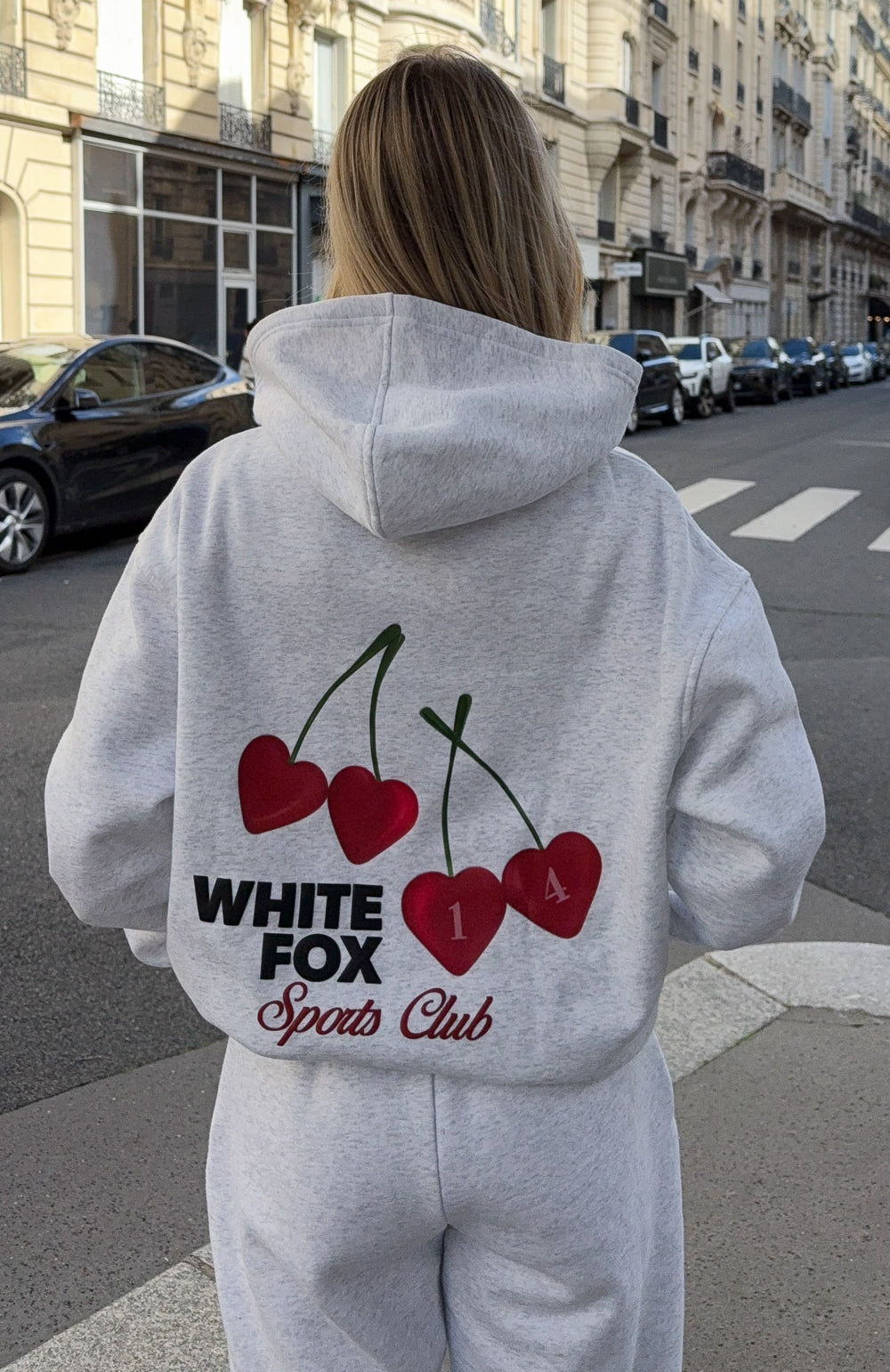 Club 14 Izzy Oversized Hoodie Grey Marle | White Fox Boutique UK