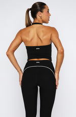 Conquer Crop Black/White