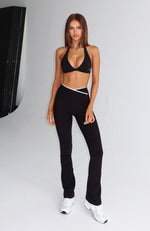 Reflex Flare Leggings Black/White