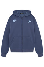 From The Archives Charli Zip Front Hoodie Navy