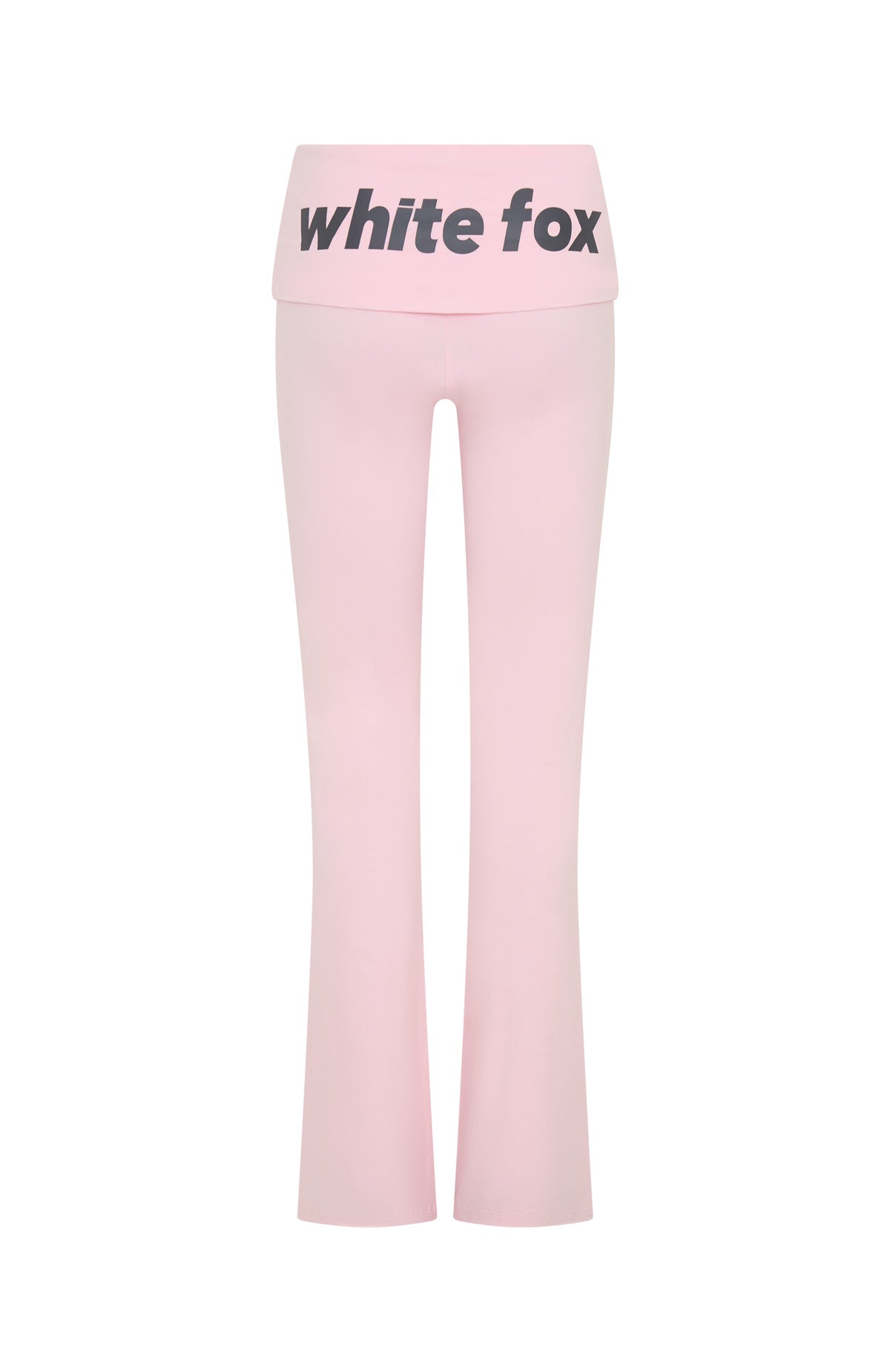 From The Archives Gigi Fold Over Flare Pants Pink | White Fox