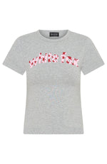 From The Archives Jaxx Baby Tee Dark Grey Marle