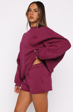 From The Archives Lexi Lounge Shorts Berry