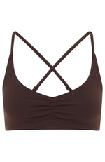 Fusion Sports Bra Dark Chocolate