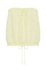 Golden Child Strapless Top Lemon
