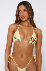 Golden Hour Bikini Top Paradise Postcard