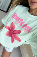 Got That Glow Oversized Tee Mint