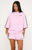 Happiness Blooms Relaxed Shorts Pink