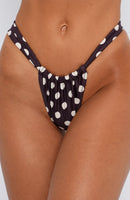 Huskisson Bottoms Choc/Cream Polka Dot