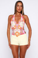 More Dreams Halter Top Sorbet