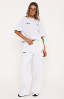 Never Missed Wide Leg Sweatpants Grey Marle